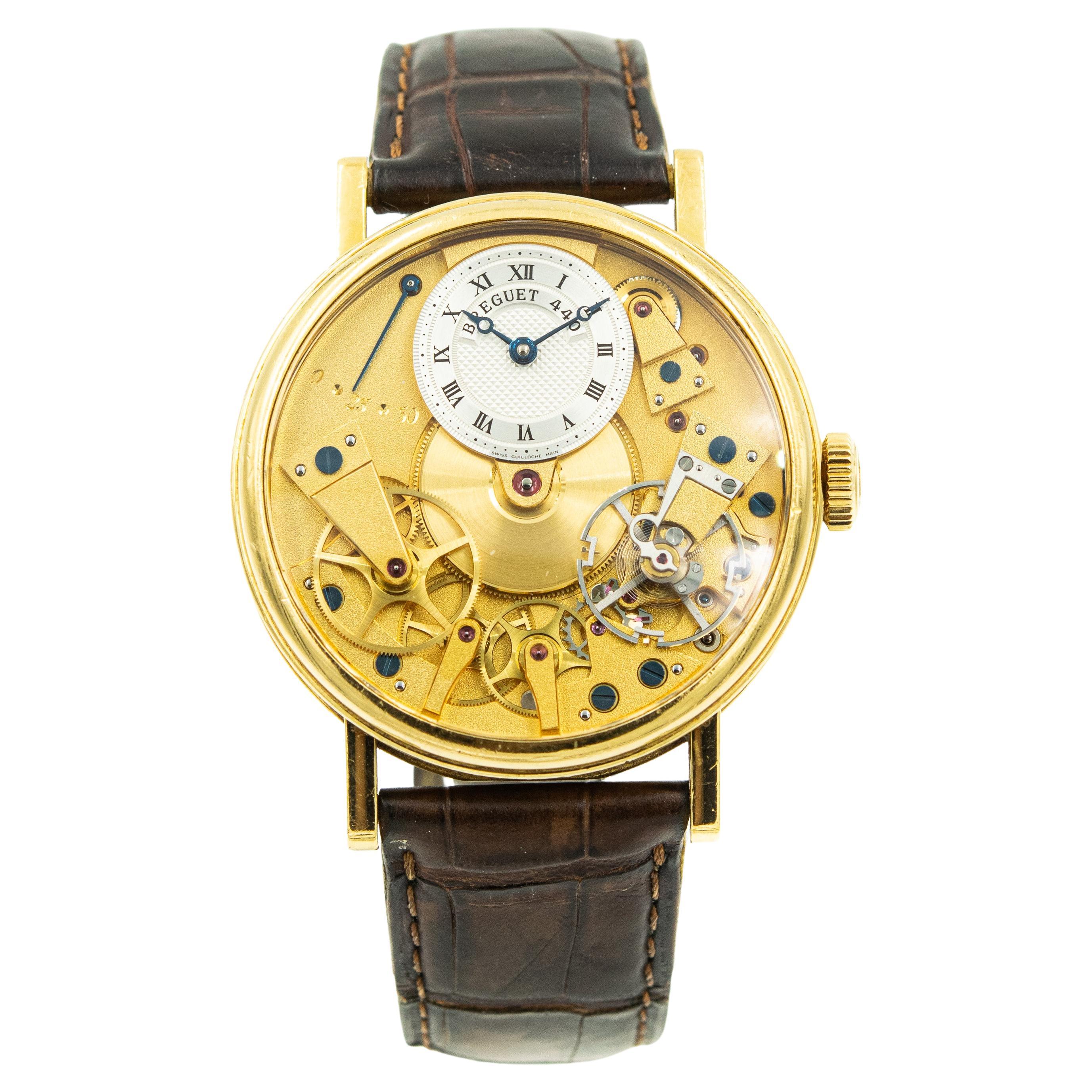 Breguet La Tradition 18k Yellow Gold Wristwatch Ref. 7027