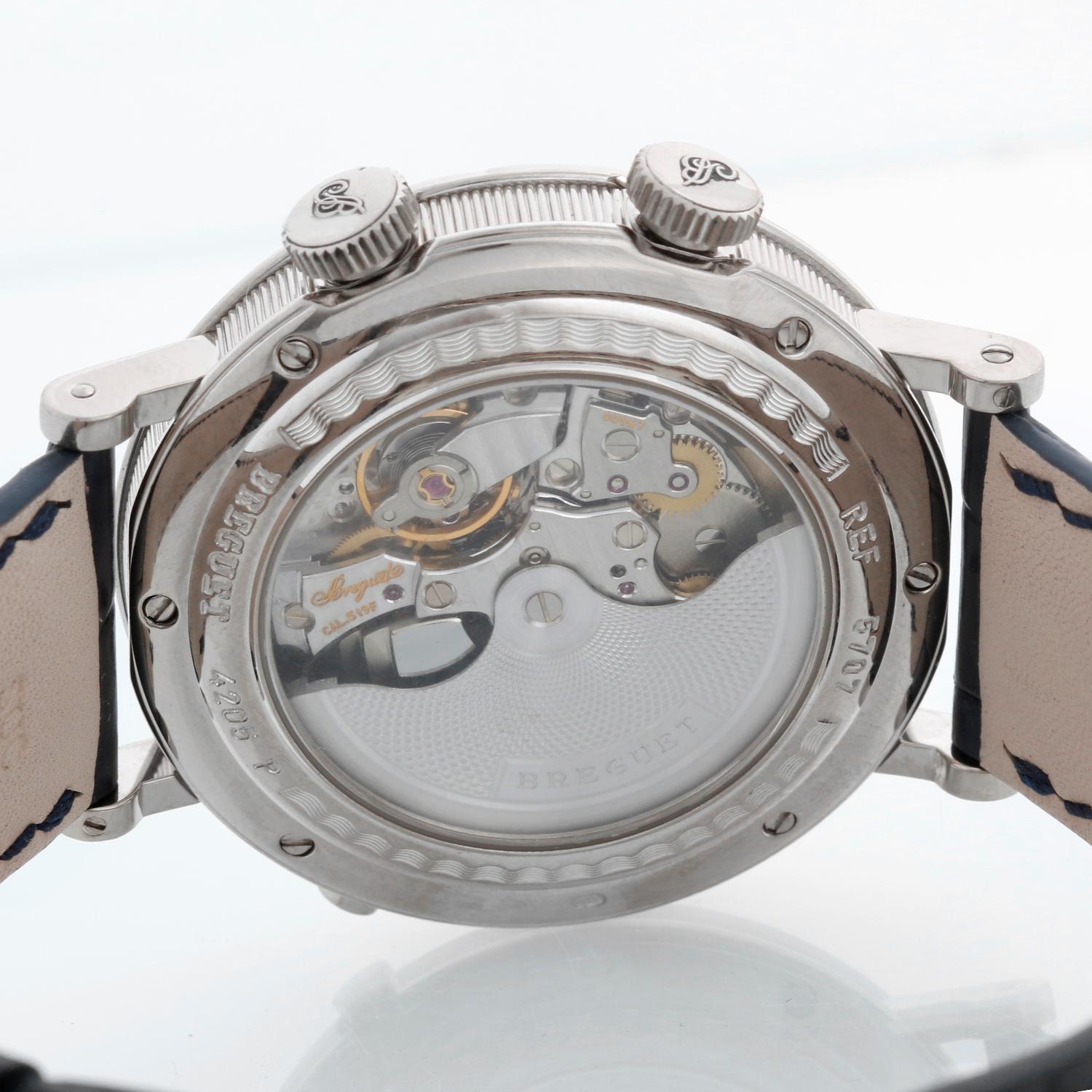 Breguet Le Reveil du Tsar Classique Alarm Dual Time 18k White Gold Men's Watch 5 For Sale 2