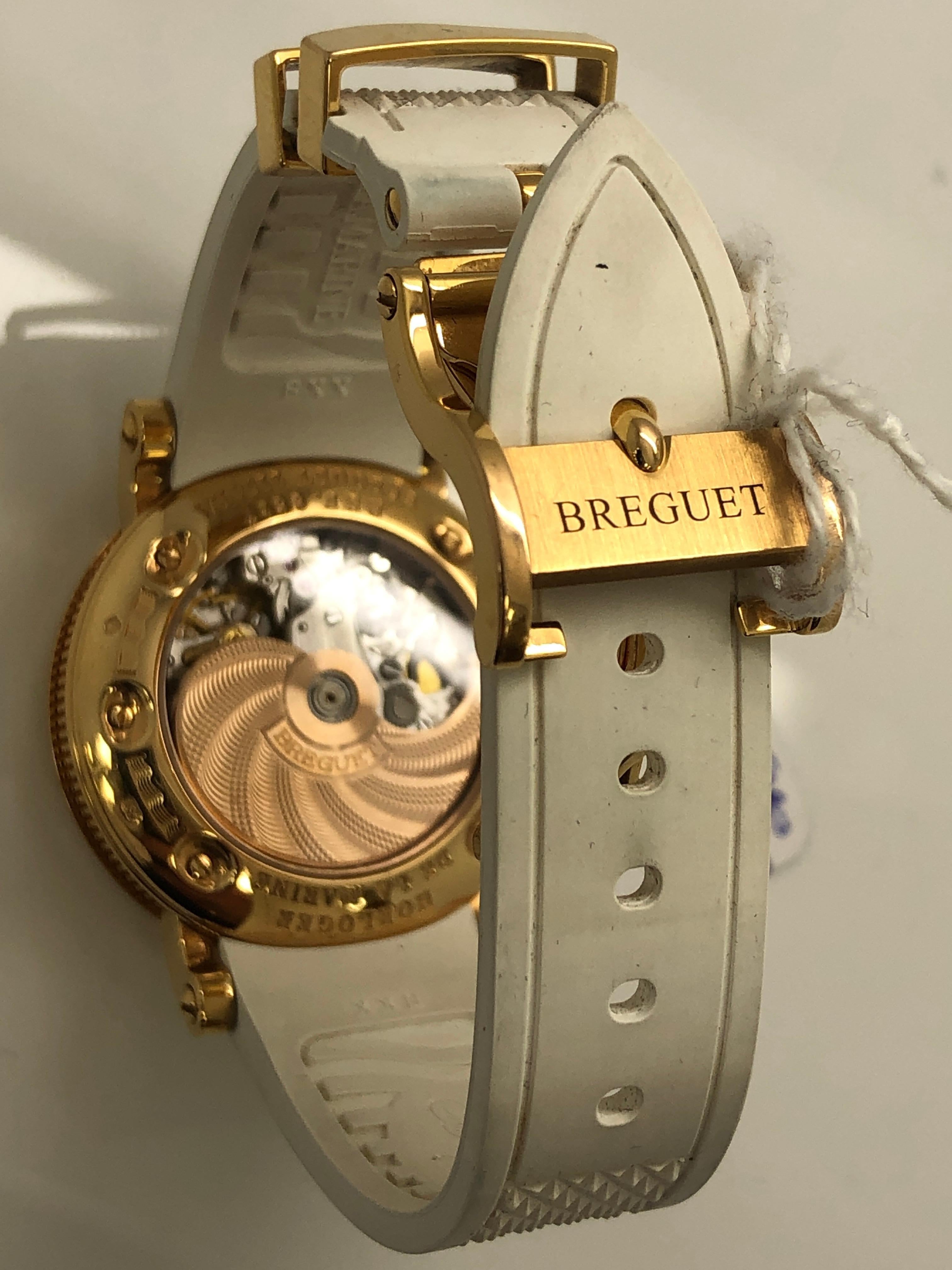breguet 18k gold watch