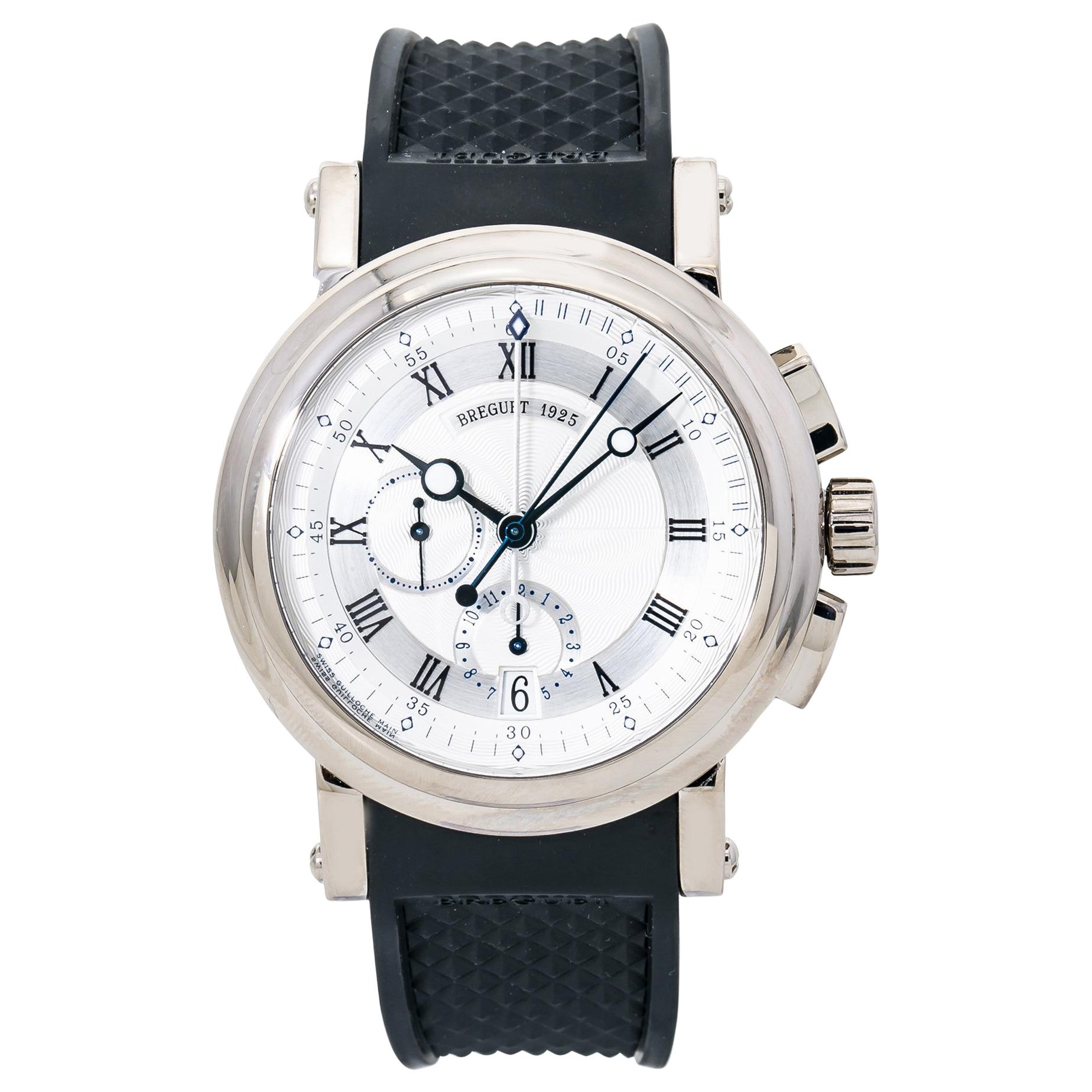 Breguet Marine 5827, Silver Dial, Certified and Warranty