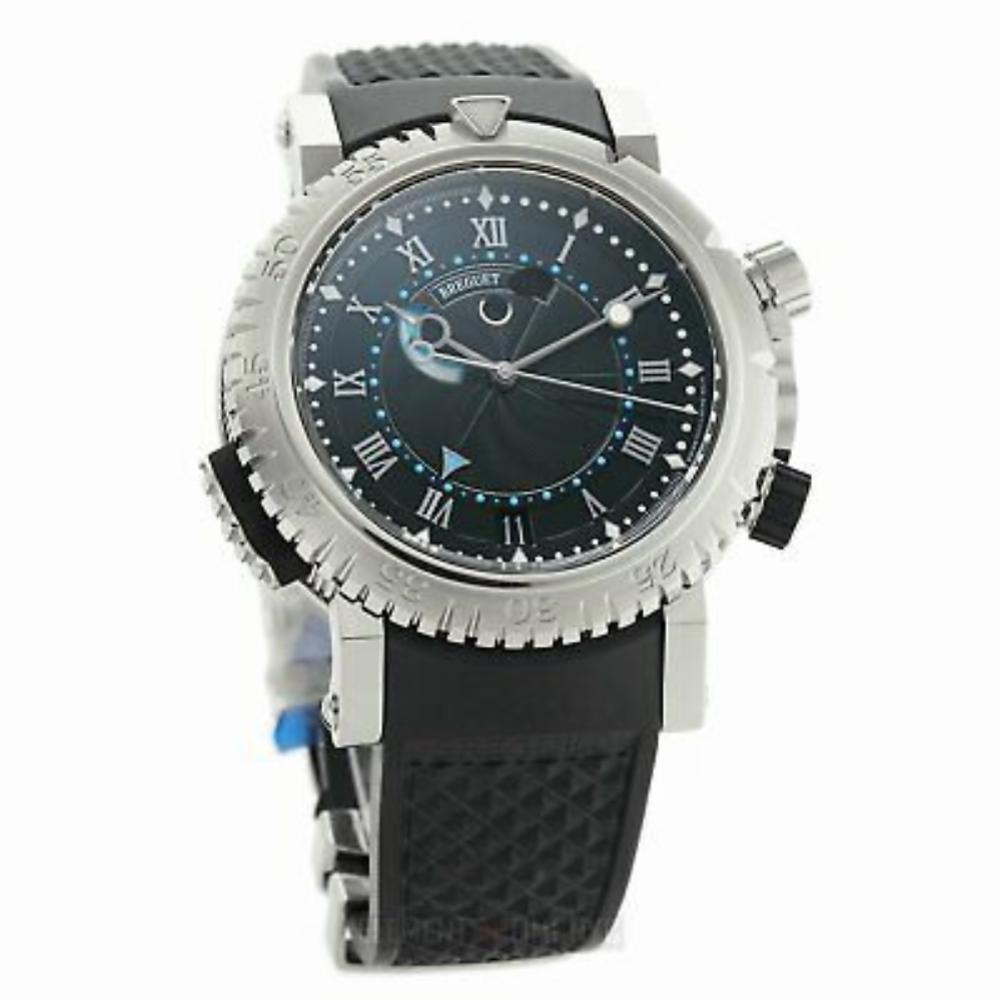 Contemporary Breguet Marine 5847BB/92/5ZV, Black Dial, Certified and Warranty