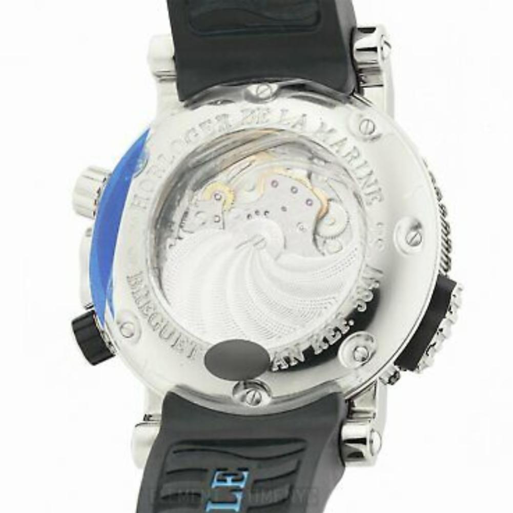 Breguet Marine 5847BB/92/5ZV, Black Dial, Certified and Warranty In Excellent Condition In Miami, FL