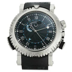 Used Breguet Marine 5847BB/92/5ZV, Black Dial, Certified and Warranty