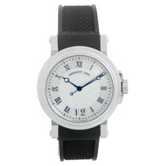 Breguet Marine Automatic Big Date pour hommes en acier inoxydable 5817ST125V8