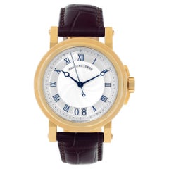 Reloj de pulsera automático Breguet Marine Big Date de oro amarillo de 18 quilates Ref 5817BA