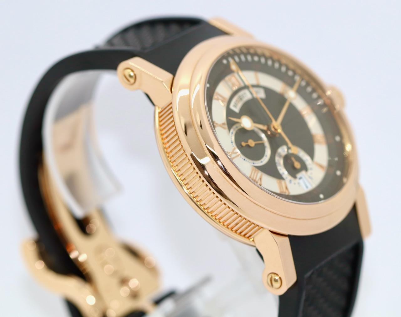 Breguet Marine-Chronograph aus 18 Karat Roségold Ref. 5827BR/Z2/5ZU Herren