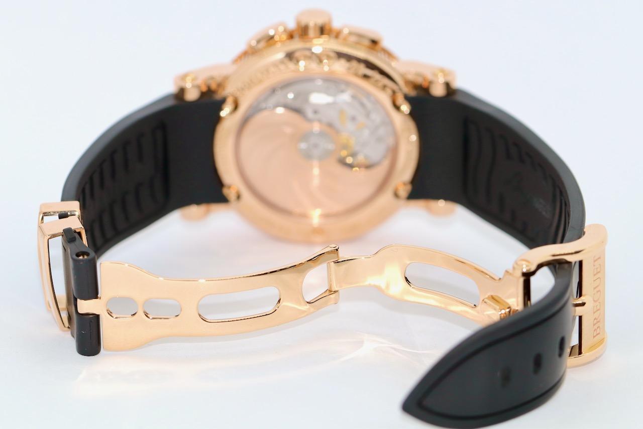 Breguet Marine-Chronograph aus 18 Karat Roségold Ref. 5827BR/Z2/5ZU 5