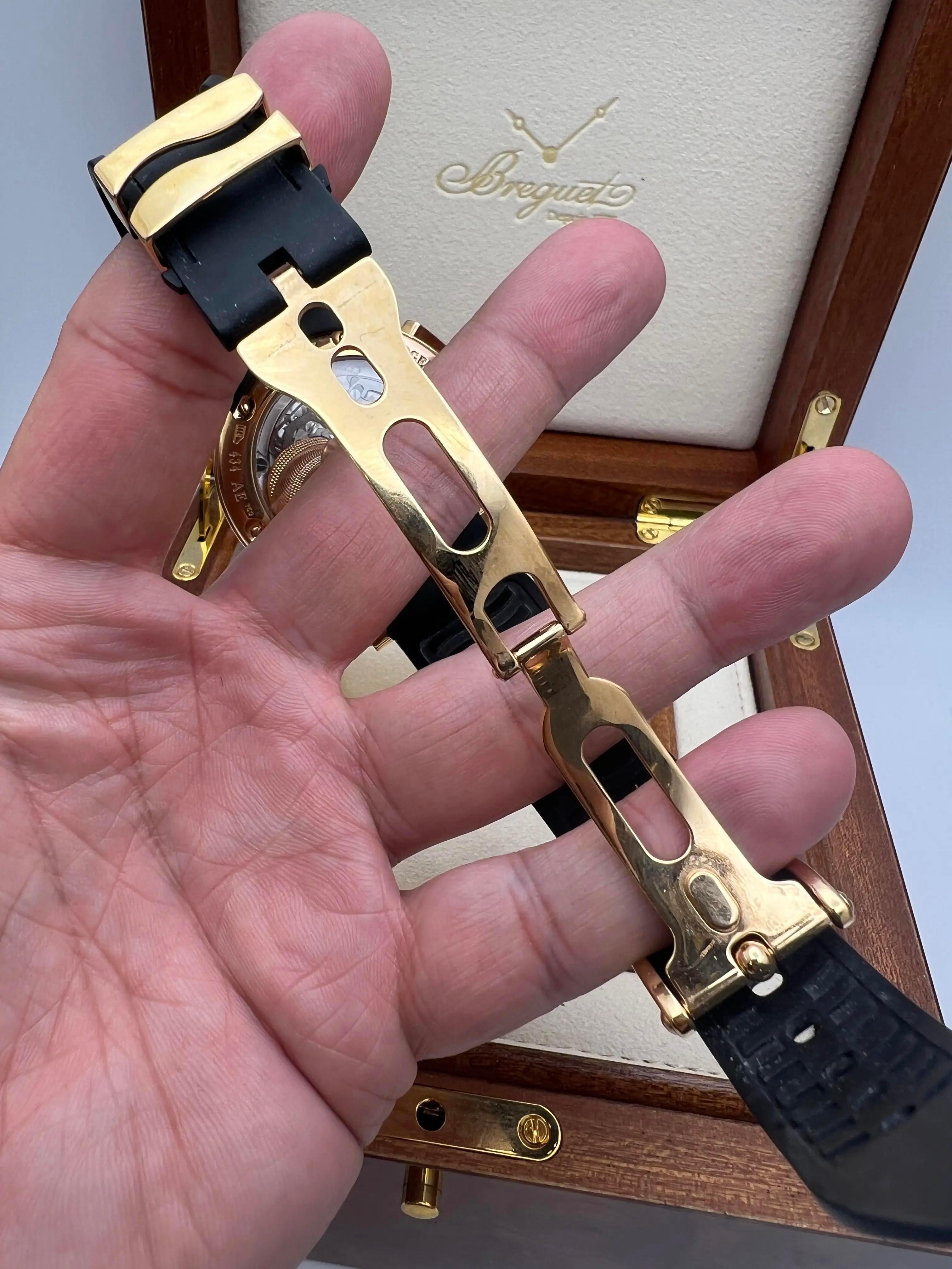 Breguet Marine Chronograph 42mm 18K Rose Gold Box Set 5827BR/Z2/5ZU For Sale 10