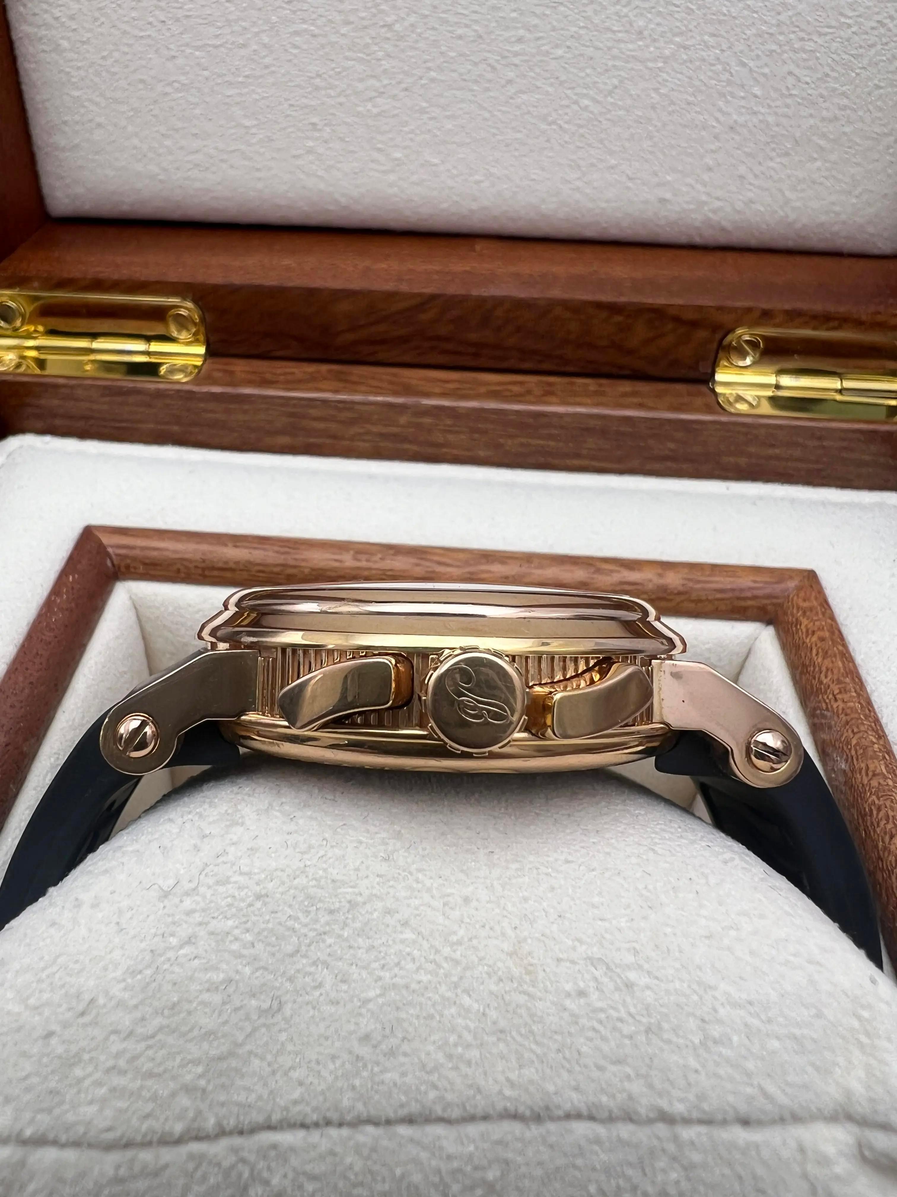 Breguet Marine Chronograph 42mm 18K Rose Gold Box Set 5827BR/Z2/5ZU For Sale 1