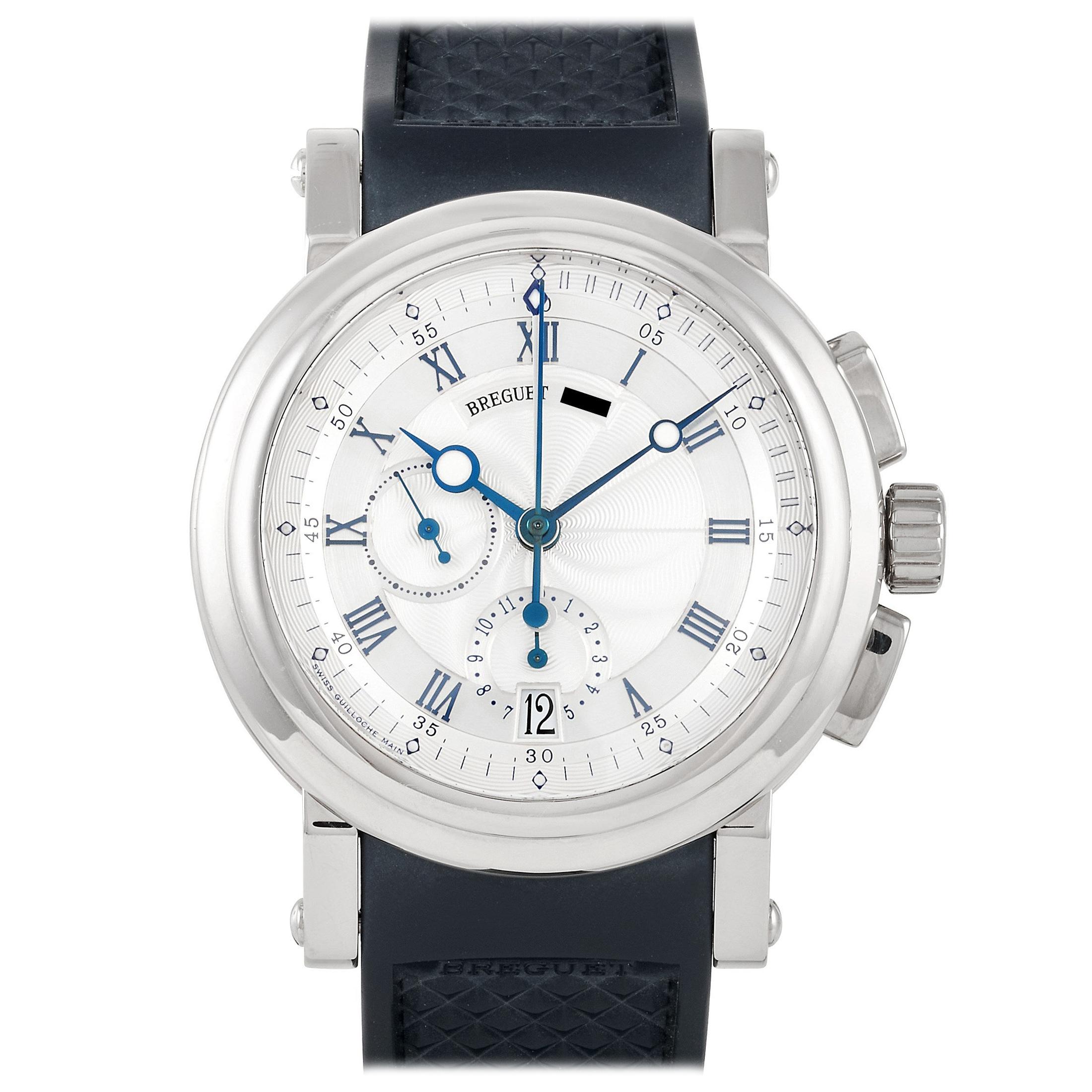 Breguet Marine Royal Chronograph Stainless Steel Watch 5827BB/12/5ZU