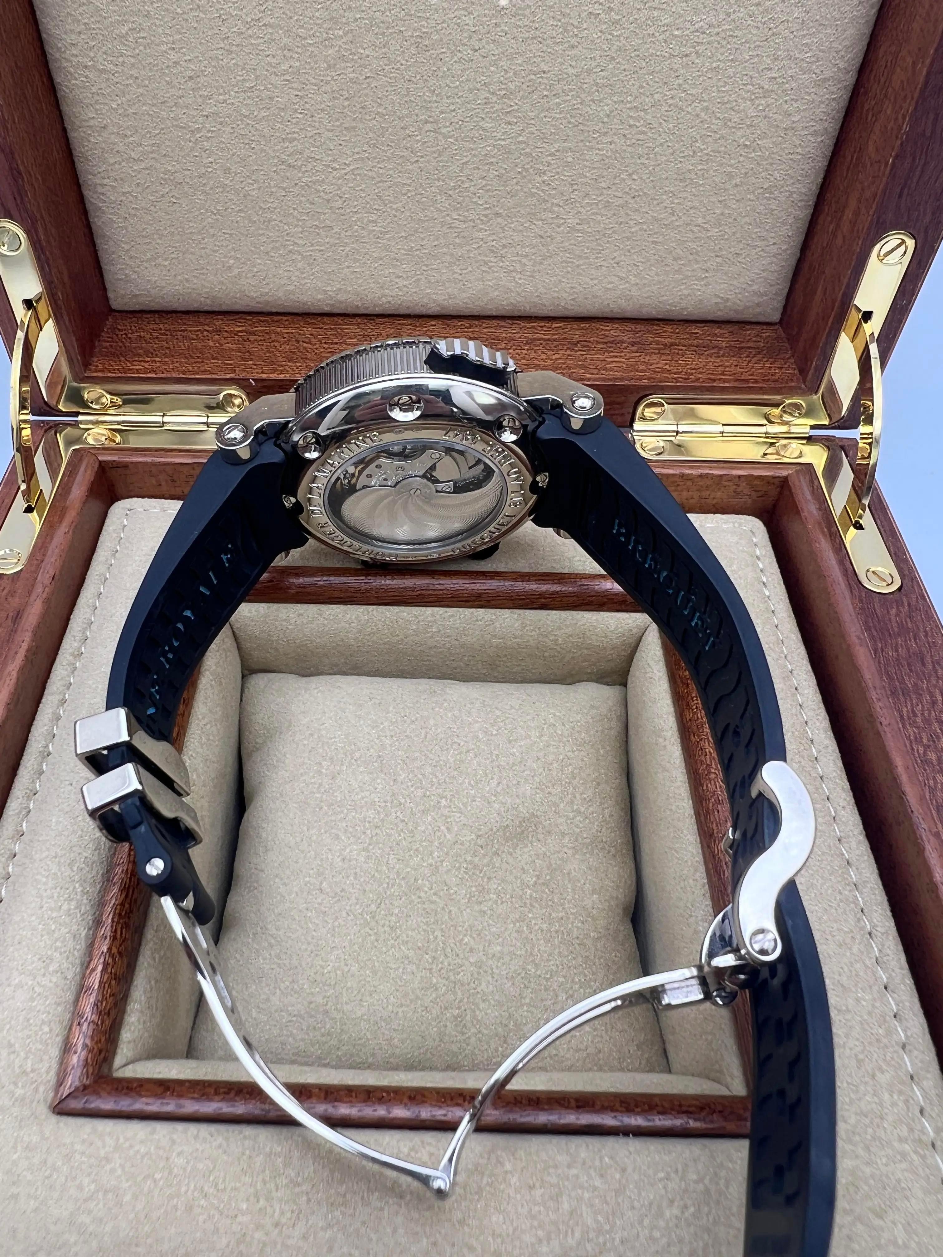 Breguet Marine Royale Alarma 45mm 5847BB/12/5ZV Oro Blanco 18K Caja Papeles en venta 6