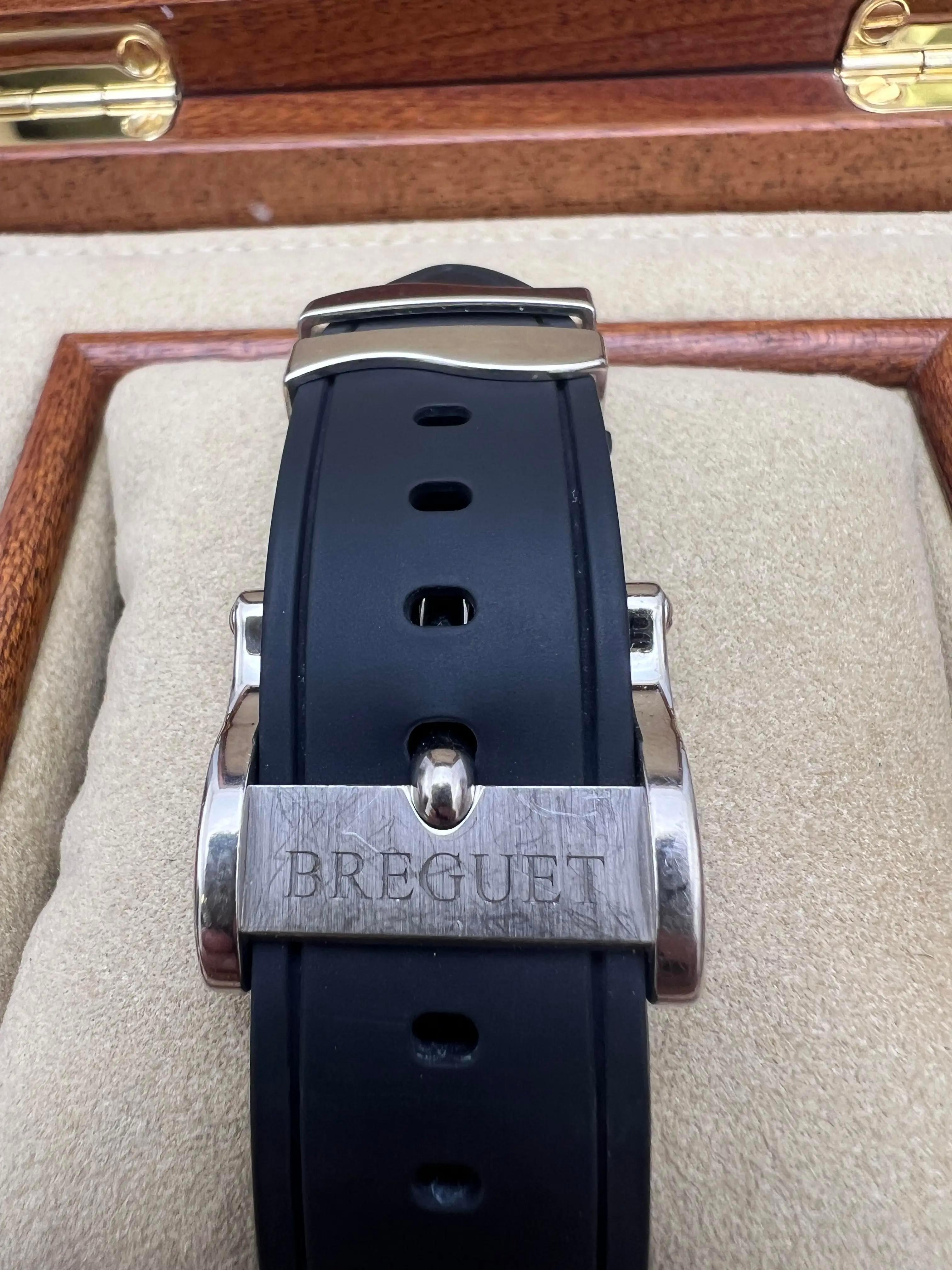Breguet Marine Royale Alarma 45mm 5847BB/12/5ZV Oro Blanco 18K Caja Papeles en venta 13