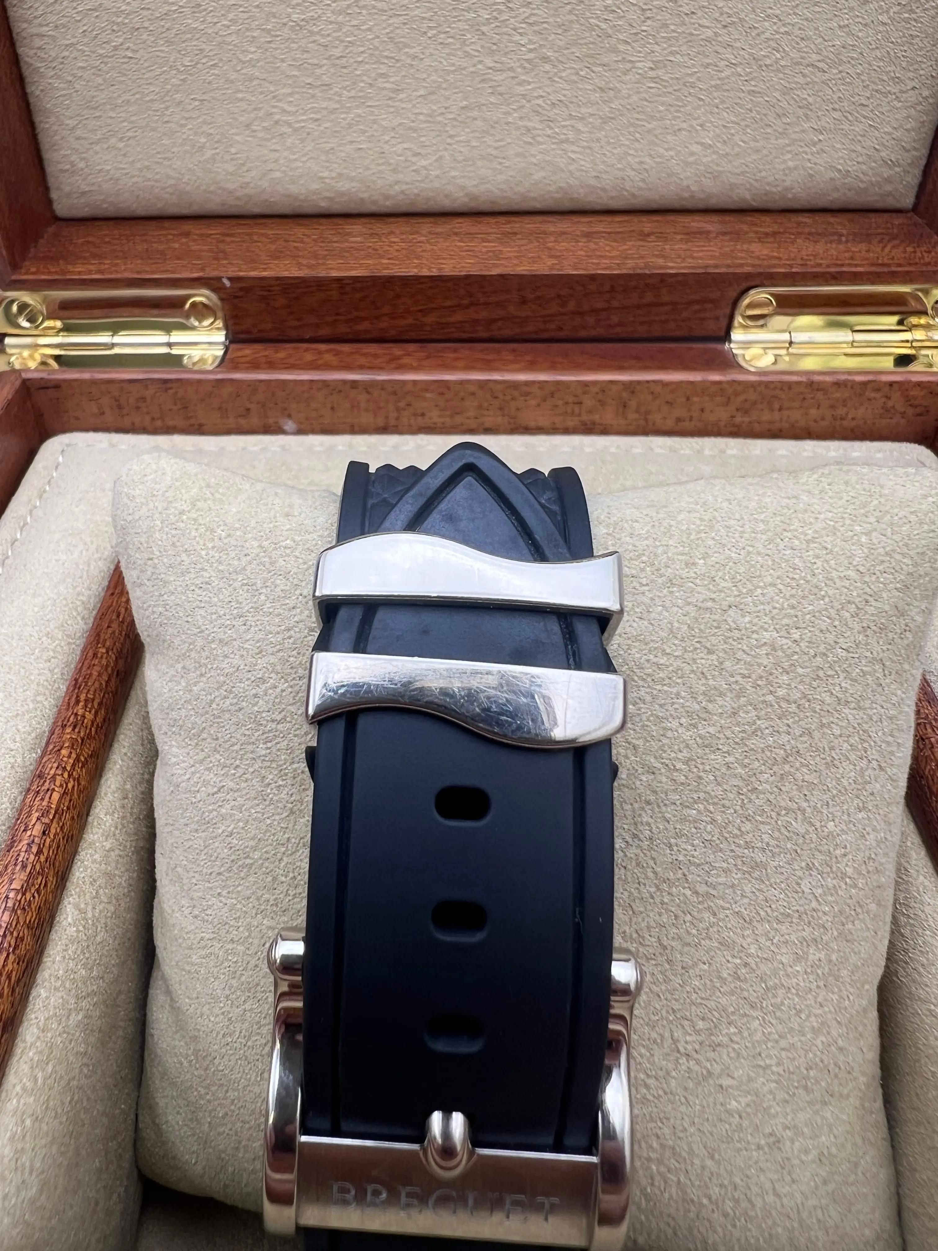 Breguet Marine Royale Alarma 45mm 5847BB/12/5ZV Oro Blanco 18K Caja Papeles en venta 5