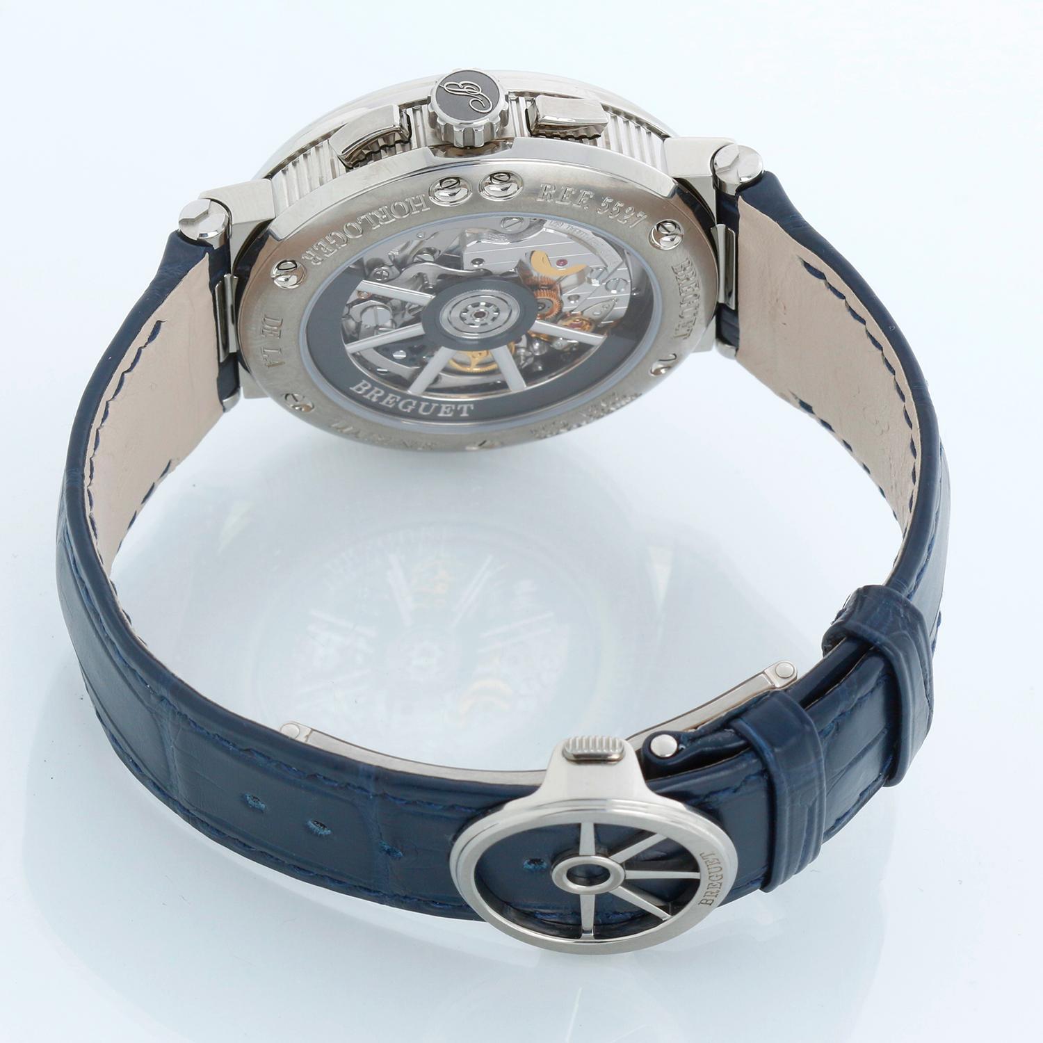 Uomo Orologio da uomo Breguet Marine Titanium Chronograph 5527TI/Y1/9WV in vendita