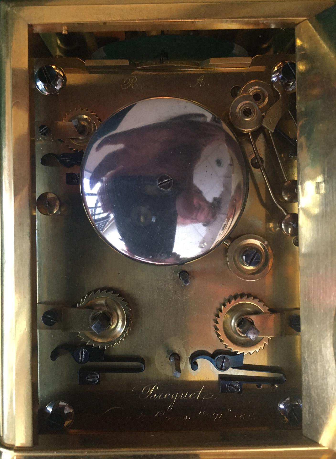 Breguet Neveu Compagnie à Paris. Grande Sonnerie Striking Carriage Clock 5