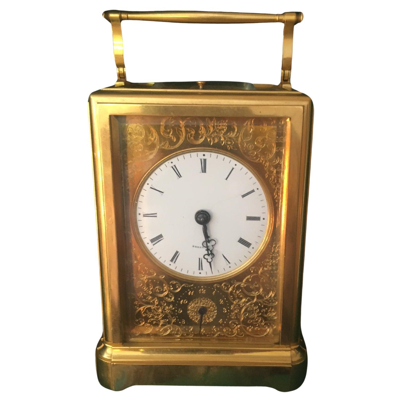  Breguet Neveu Compagnie à Paris. Grande Sonnerie Striking Carriage Clock  For Sale