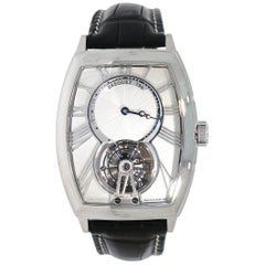 Breguet Platinum Heritage Tourbillon Manual Wristwatch Ref 5497PT129V6 