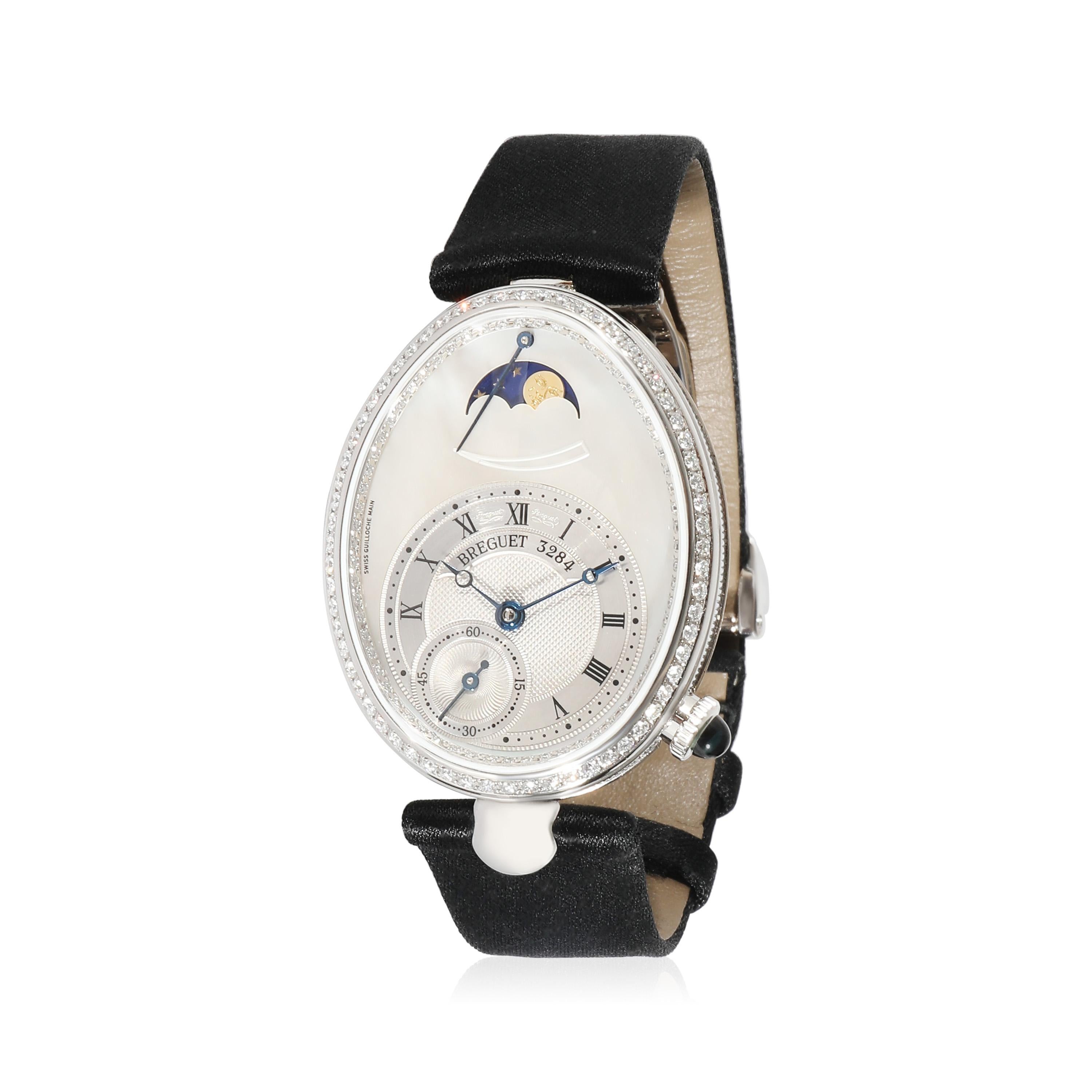 Breguet Queen of Naples 8908BB/52/864D00D Women's Watch in 18kt White Gold In Excellent Condition For Sale In New York, NY