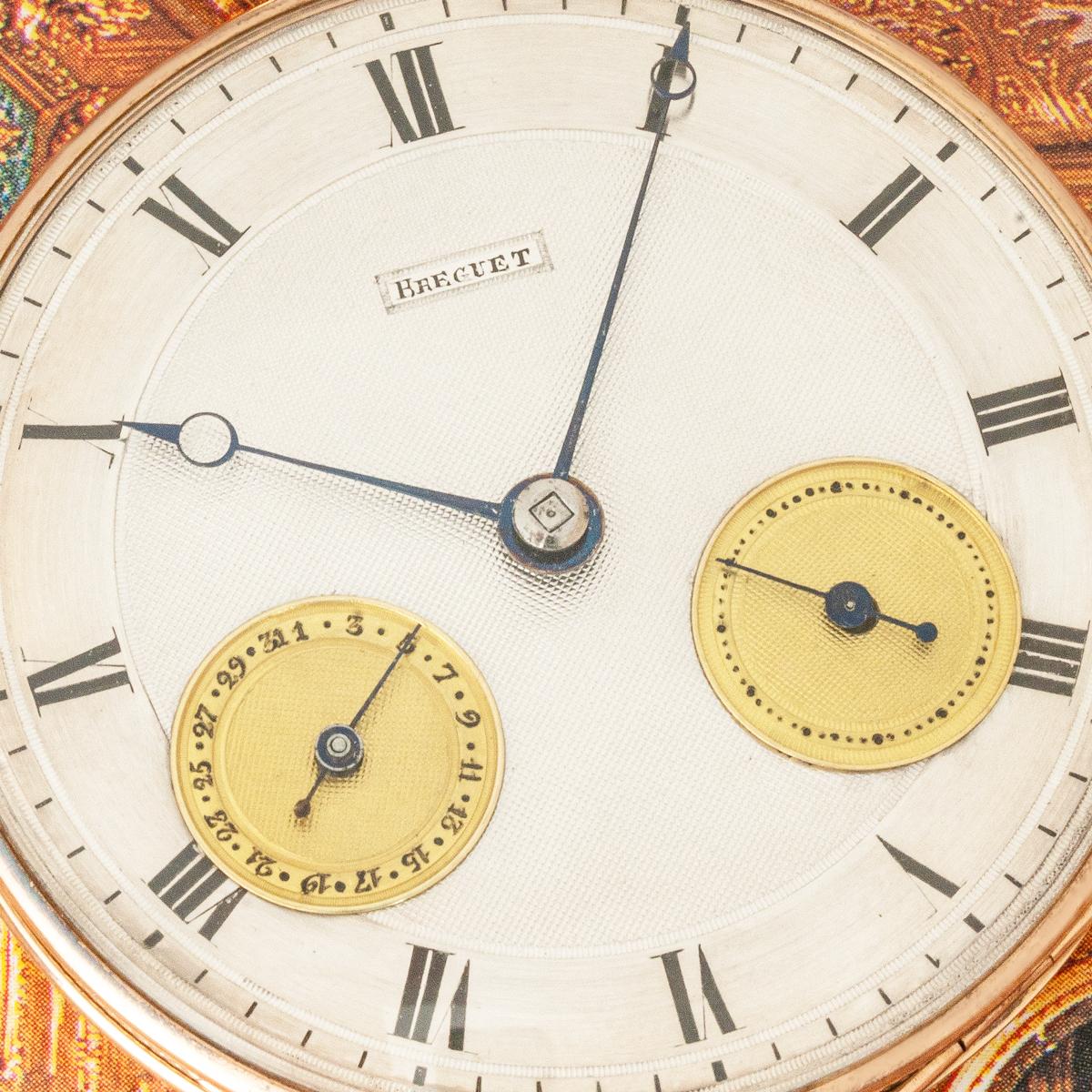 Breguet Rare Rose Gold Keywind Cylinder Date Pocket Watch C1830 In Good Condition In Mayfair, London, London