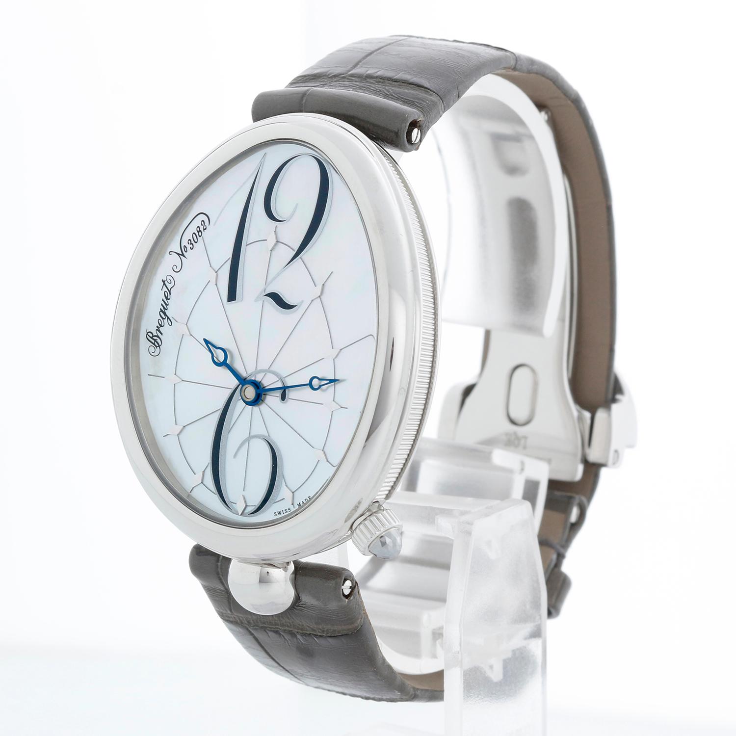 Breguet Reine de Naples 8967 Mother Of Pearl  Ladies Watch In Excellent Condition For Sale In Dallas, TX