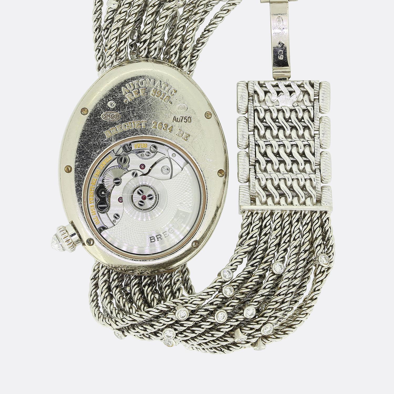 Breguet Reine de Naples Automatic Ladies Diamond Wristwatch Ref. 8918 In Good Condition In London, GB