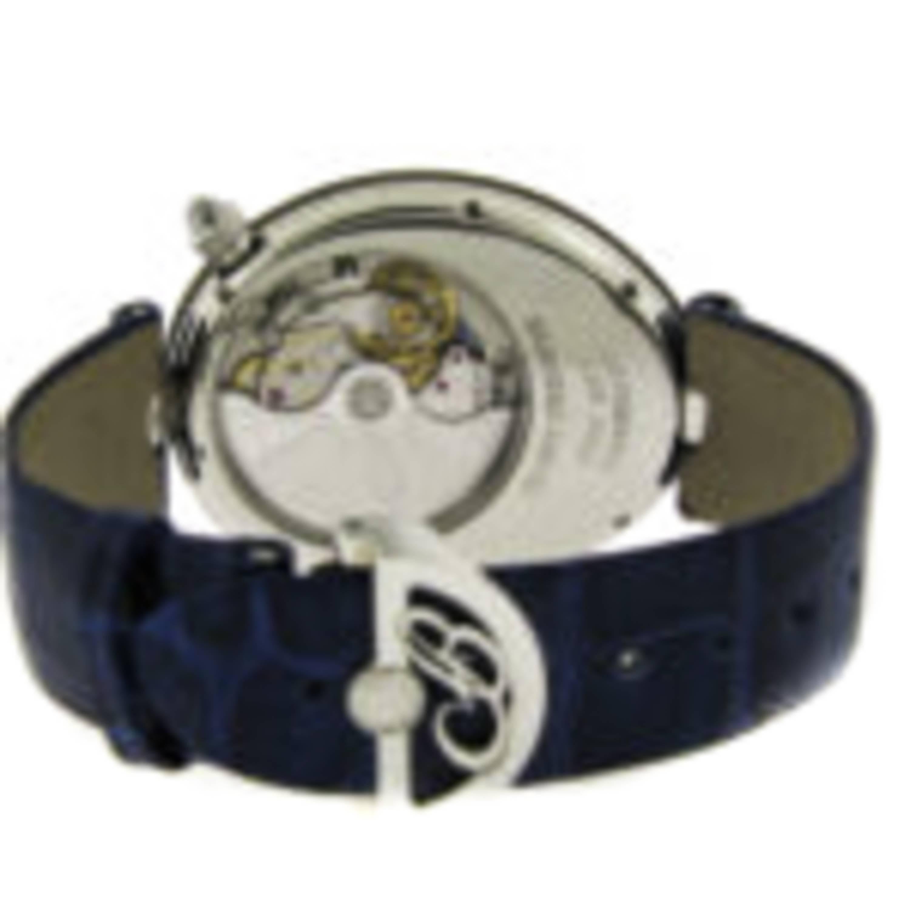 Modern Breguet Stainless Steel Reine de Naples Self-Winding Wristwatch
