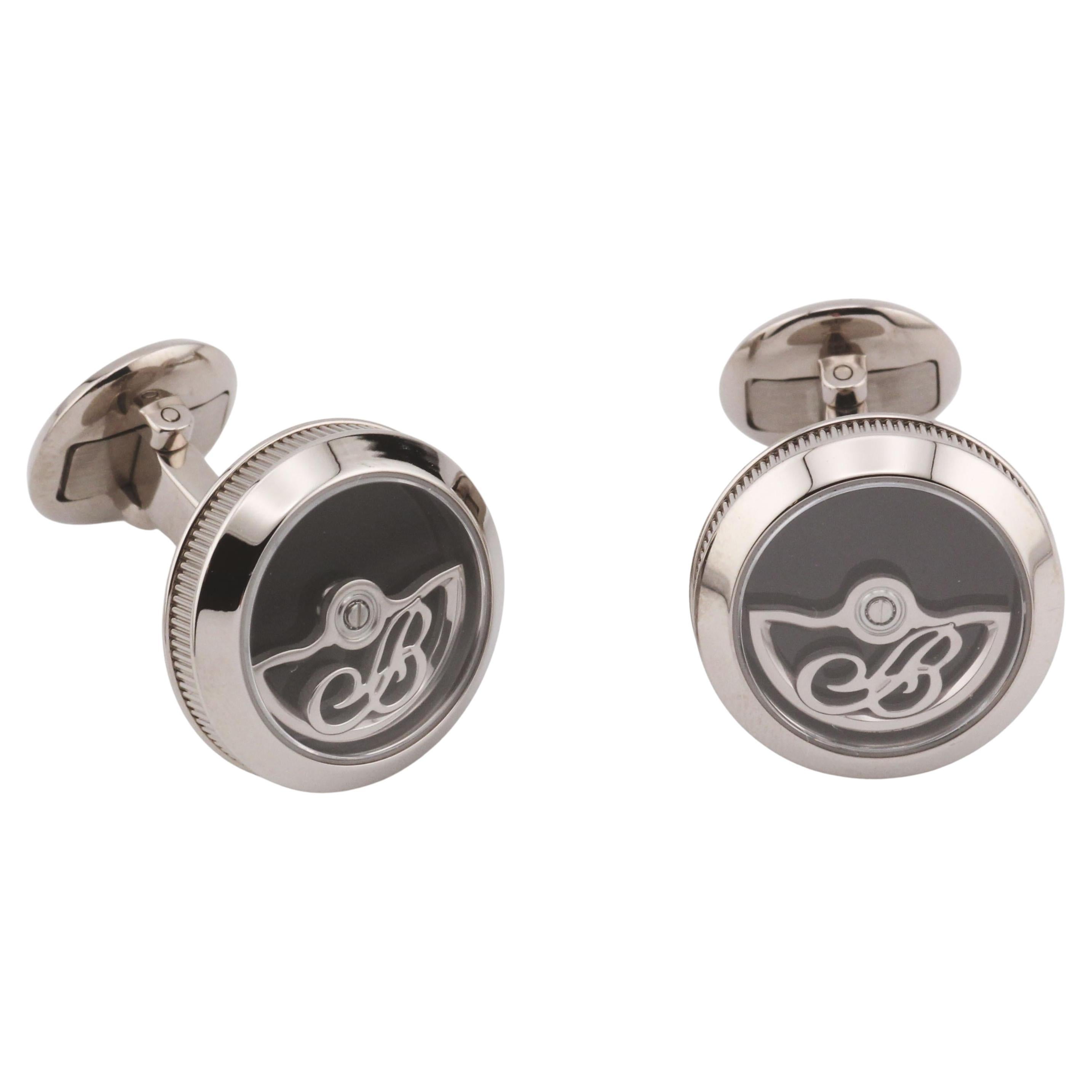 Breguet Rotor 18k White Gold Spinning Cufflinks