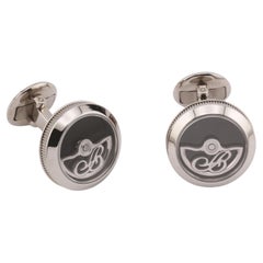 Breguet Rotor Boutons de manchette tournants en or blanc 18 carats
