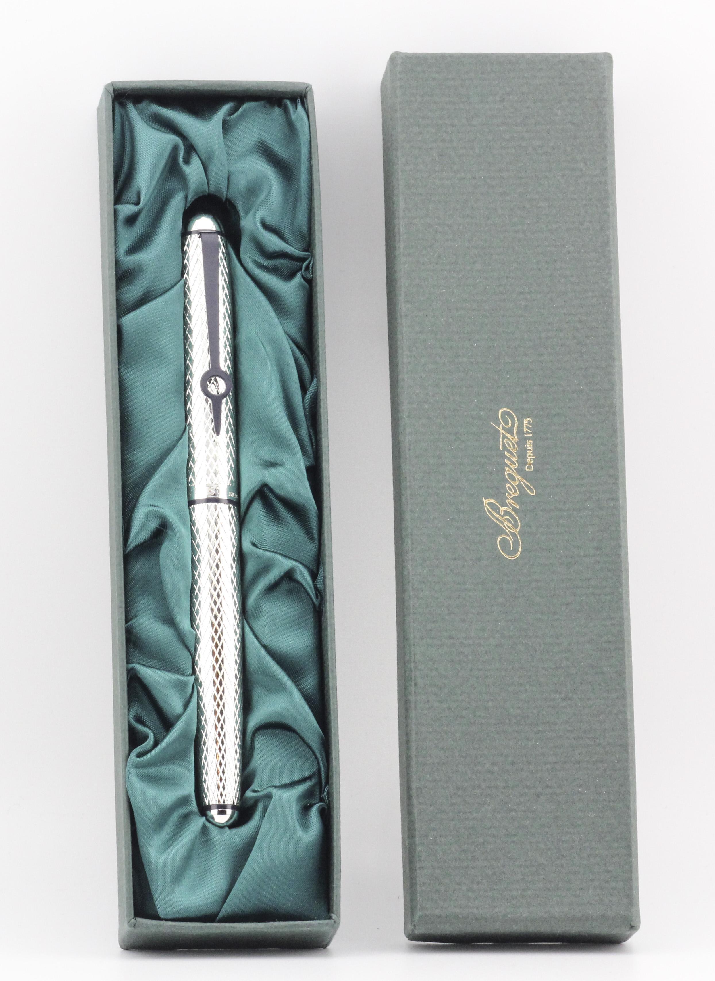 Breguet Silver Ballpoint Pen For Sale 5