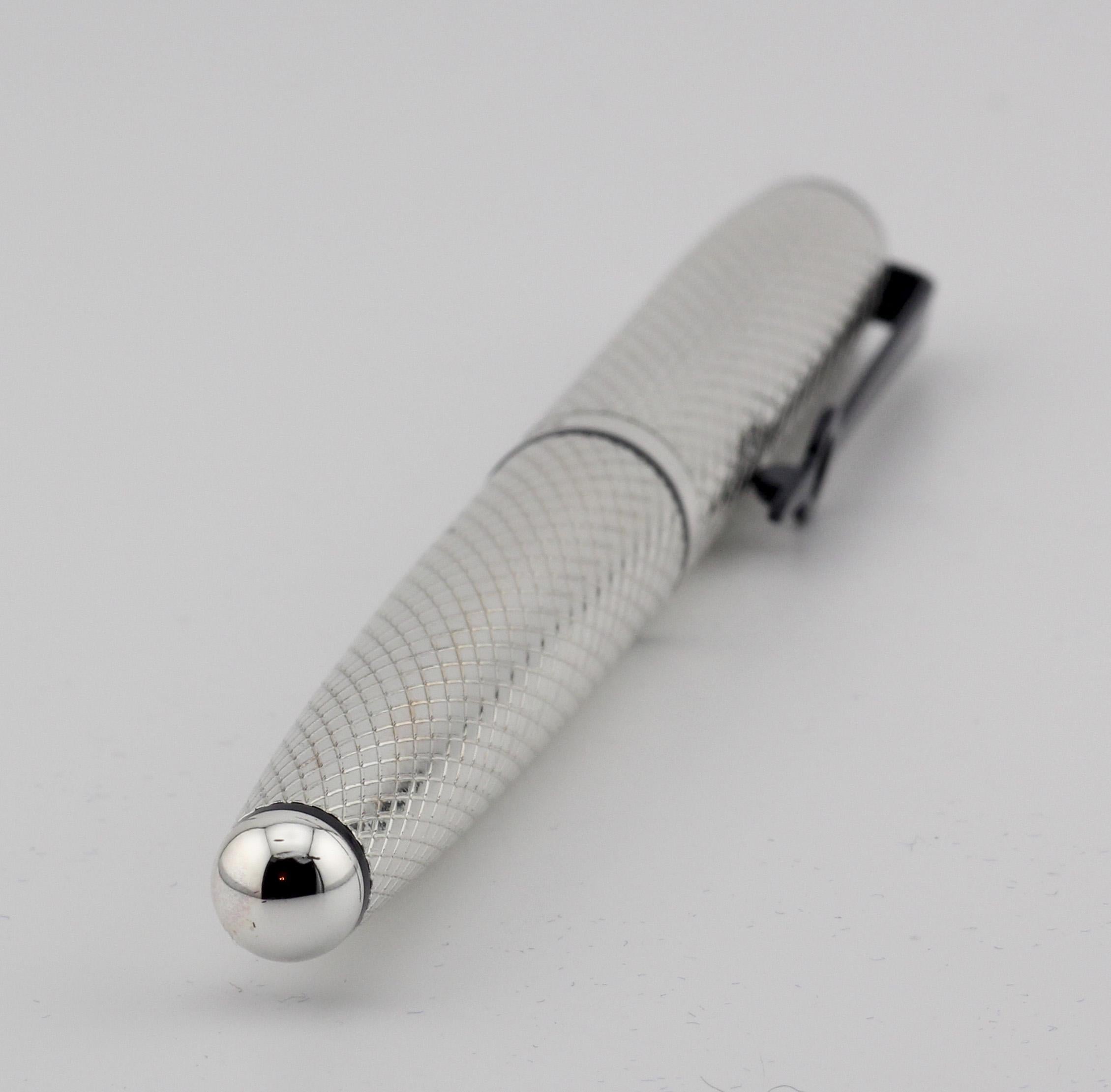 Breguet Silver Ballpoint Pen For Sale 2