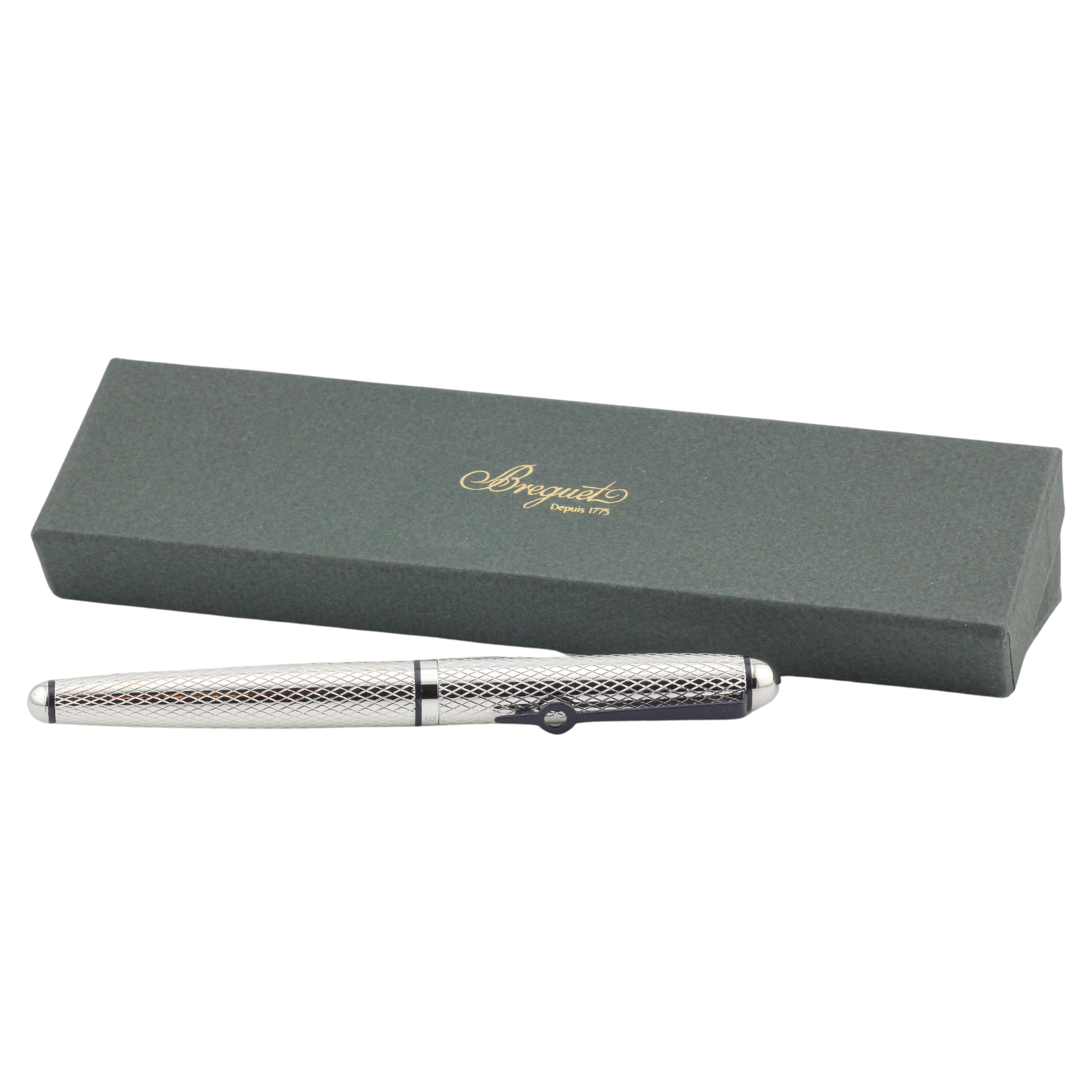 Breguet Silver Ballpoint Pen For Sale