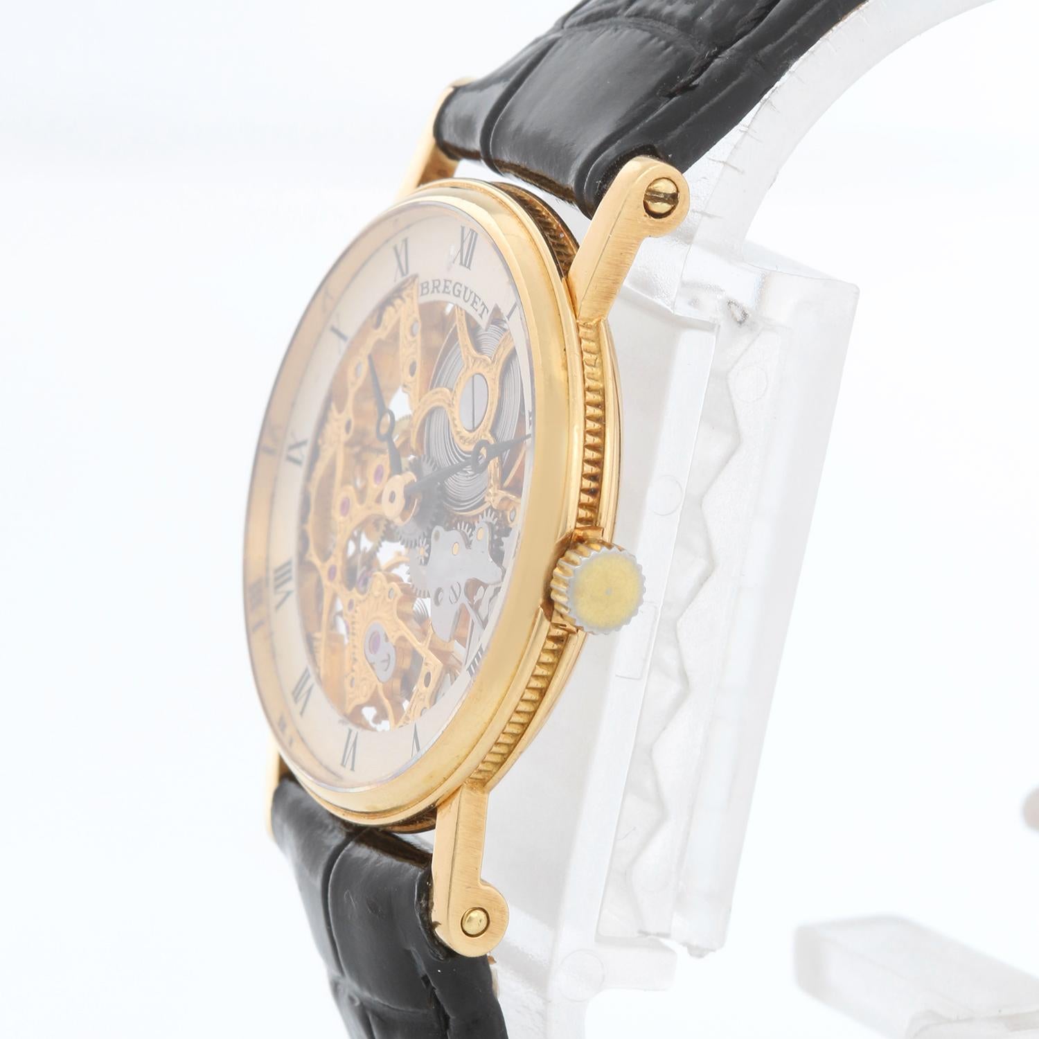 Breguet Skeleton 18k Gelbgold Damenuhr 2
