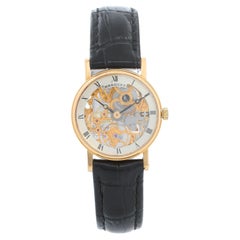 Vintage Breguet Skeleton 18k Yellow Gold Ladies Watch