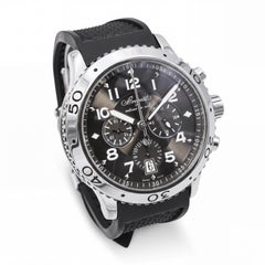 Breguet Stainless Steel Flyback Type XXI Chronograph Mens Watch Ref. 3810