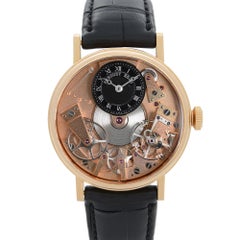Breguet Tradition 18k Rose Gold Skeletons Dial Manual Wind Watch 7027BR/R9/9V6