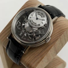 Breguet Tradition 40mm 7097BB/G1/9WU 18K White Gold Skeleton Dial Watch