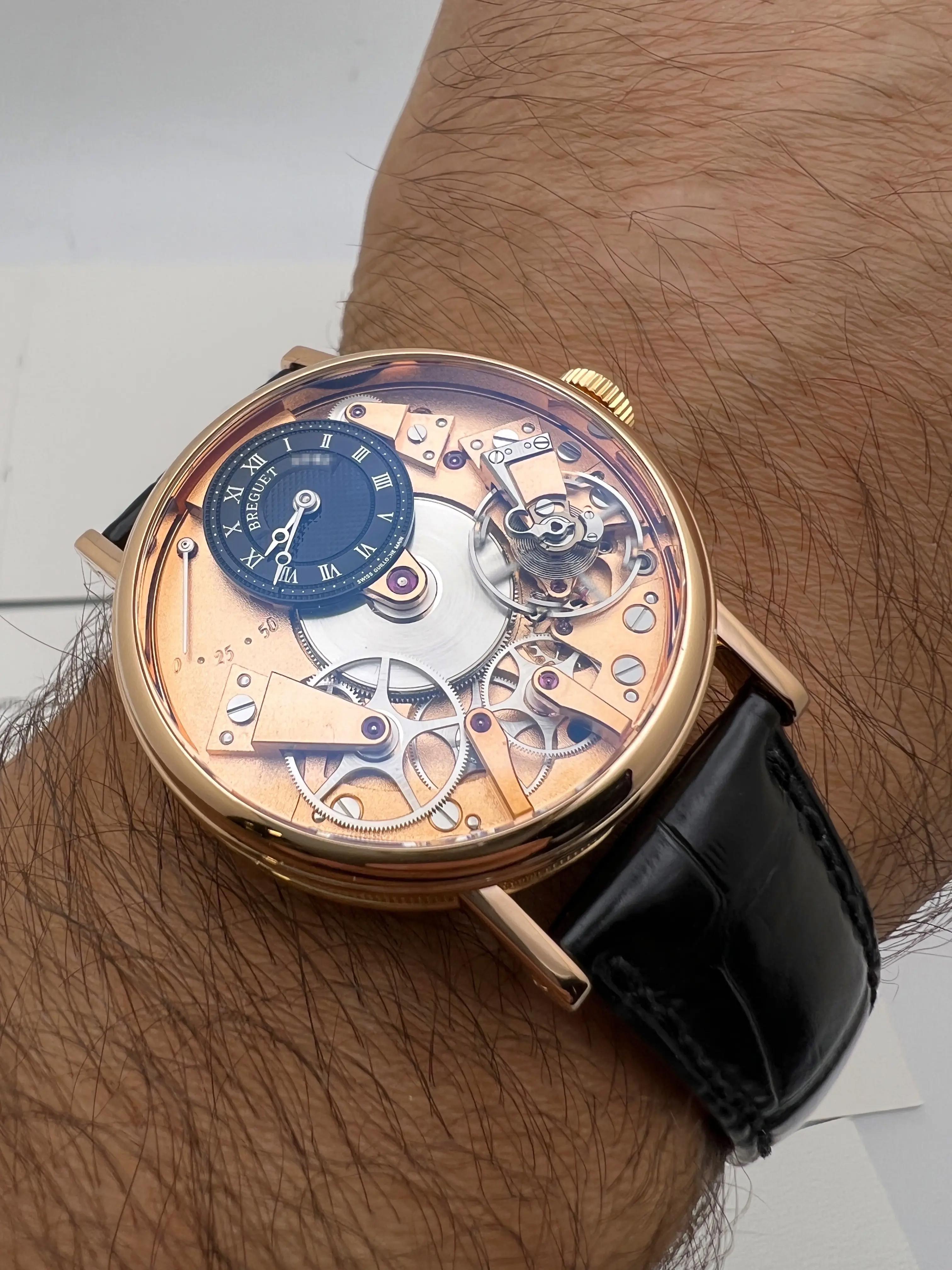 Breguet Tradition Handaufzug 37mm 7027BR/R9/9V6 18K Roségold Boxpapiere mit Schachtel 3