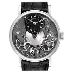 Breguet Tradition Skeleton Dial White Gold Manual Wind Men's Watch 7027BB