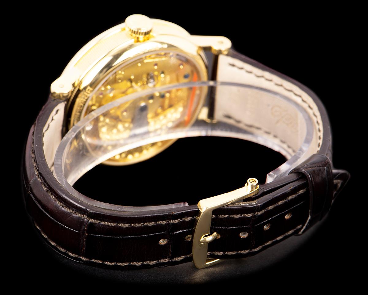 Breguet Tradition Yellow Gold Champagne Open Worked Dial 7037BA/11/9V6 Watch 1