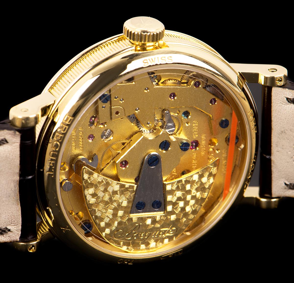 Breguet Tradition Yellow Gold Champagne Open Worked Dial 7037BA/11/9V6 Watch 2