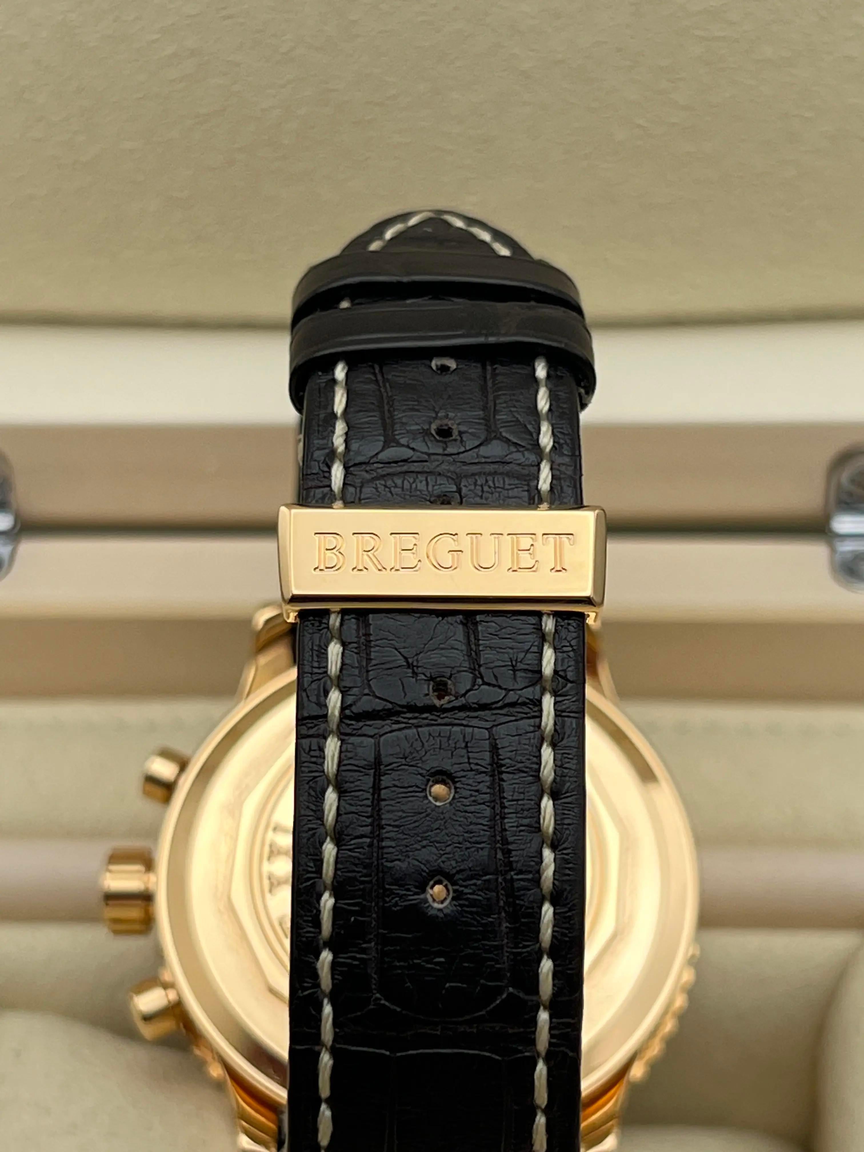 Breguet Transatlantique Type XXI Flyback 3810BR/92/9ZU 18K Rose Gold B&P 2022 For Sale 2