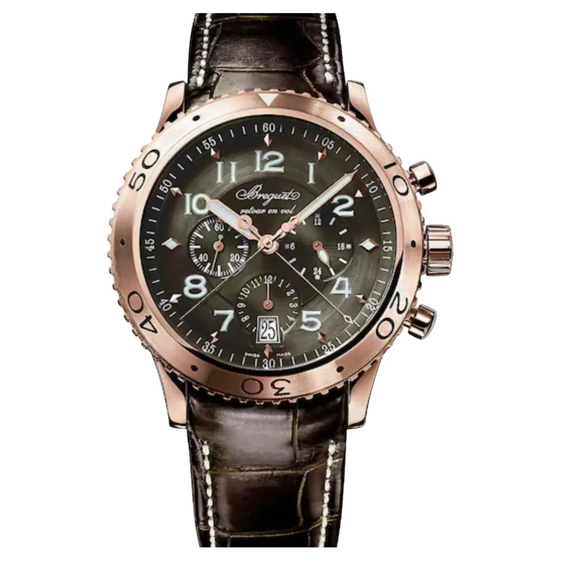 Breguet Transatlantique Type XXI Flyback 3810BR/92/9ZU 18K Rose Gold B&P 2022