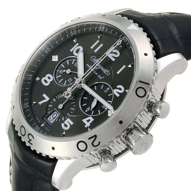 Breguet Transatlantique Type XXI Flyback Ruthenium Dial ...
