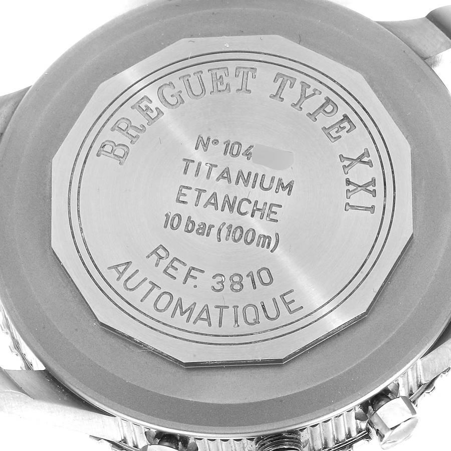 Breguet Transatlantique Type XXI Flyback Titanium Watch 3810 Box Papers 1