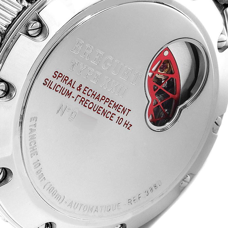 Breguet Transatlantique Type XXII Flyback Steel Men's Watch 3880ST For Sale 3
