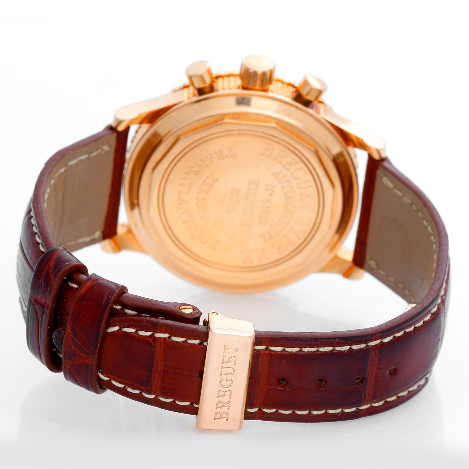 Breguet Type XX Transatlantique Chronograph Men's Rose Gold Watch Ref. 3820 1