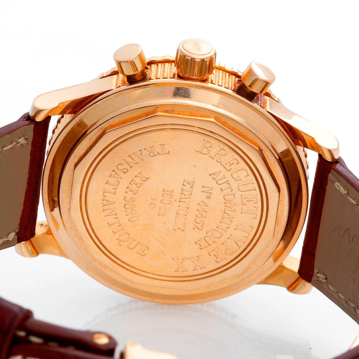 Breguet Type XX Transatlantique Chronograph Men's Rose Gold Watch Ref. 3820 2