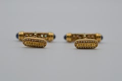 Breguet Vintage Diamonds Cufflinks 18K Yellow Gold Unworn