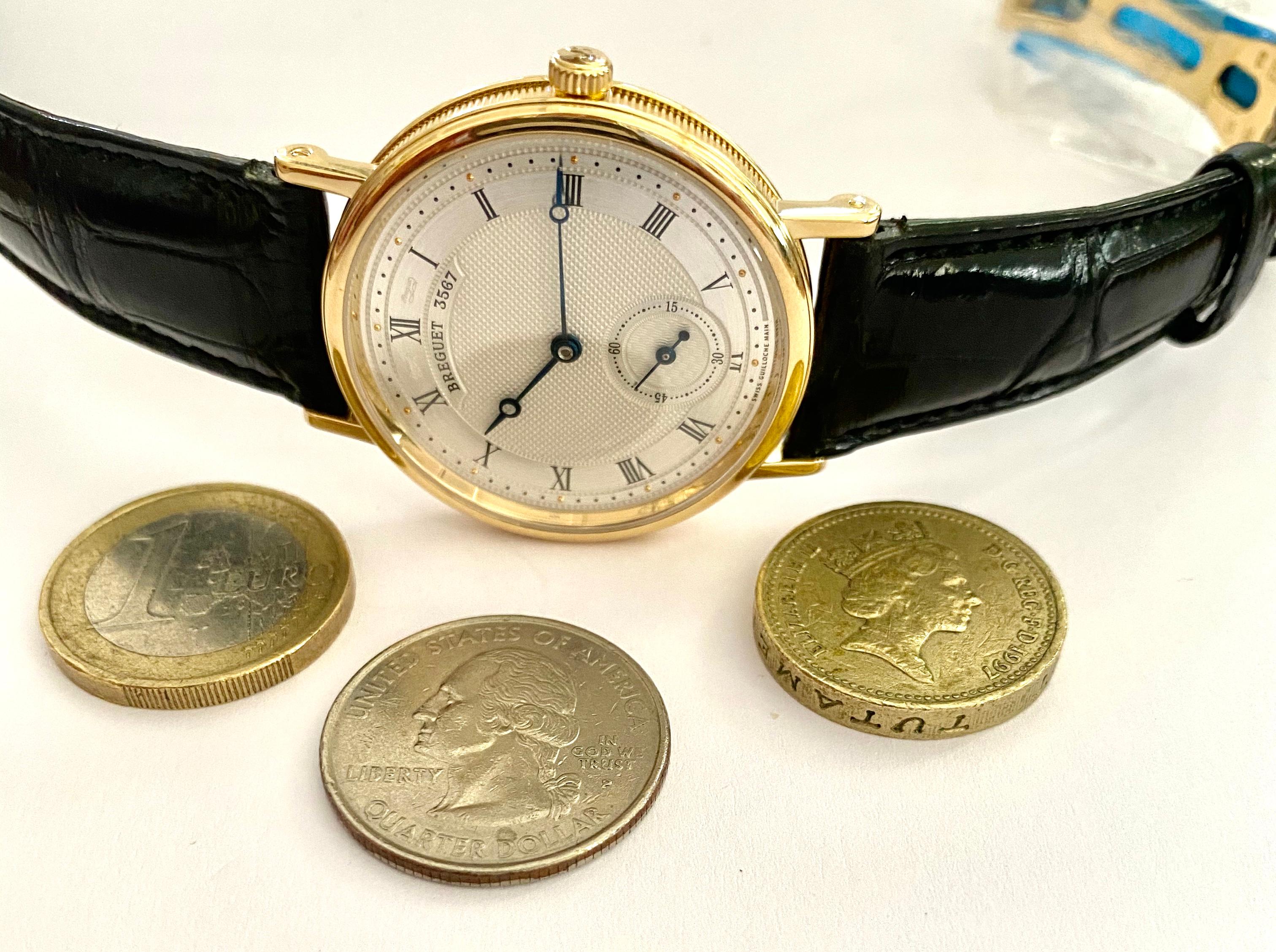Breguet Watch, 18 Karat Yellow Gold, Nr 5907 