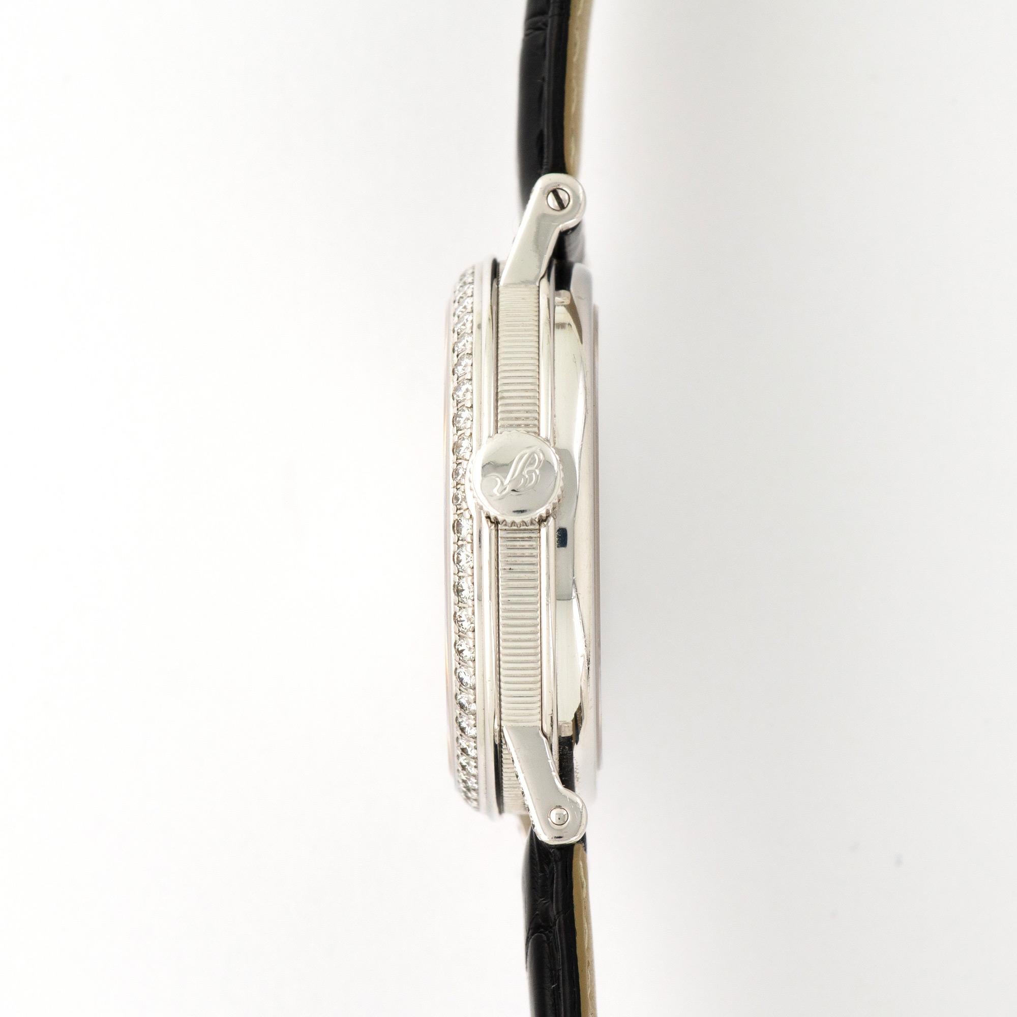 Modern Breguet White Gold Diamond Tourbillon Watch Ref. 3358 For Sale